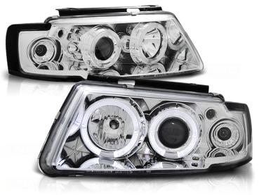 LED Tagfahrlicht Design Scheinwerfer für Audi TT 8N 99-06 schwarz